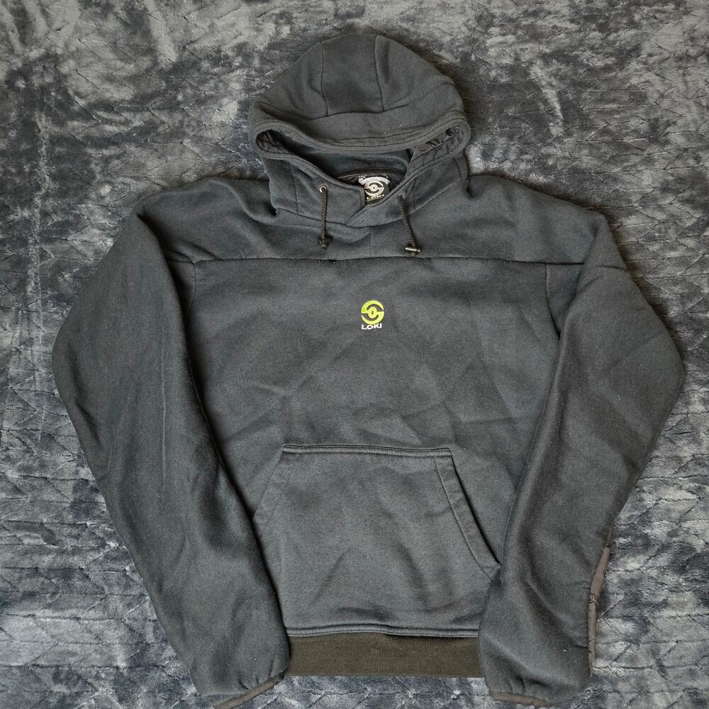 Loki Gear Men’s Ski/Snowboard Hoodie with Built-In Face Mask / Tech Cuff – Small